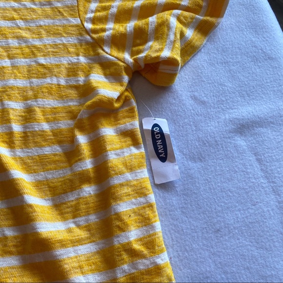 NWT - Yellow Stripped Top - Picture 4 of 6